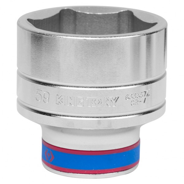 Головка торцевая стандартная шестигранная 3/4, 59 мм KING TONY 633559M
