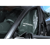 Комплект защитных накидок на сиденье и руль, серый NORDBERG NN56G