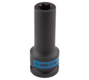 Головка торцевая ударная глубокая TORX Е-стандарт 3/4, E22, L = 110 мм KING TONY 647522M