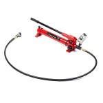 Гидравлический ручной насос, однополостной, с манометром, 700 бар, 0,7 л HRH-PM011002