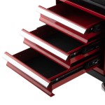 Табурет механика с 3 инструментальными ящиками, г/п 110 кг WDK-86032