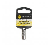 Головка торцевая  8мм 1/4" 6-гранная L=30мм (с держателем) ЭВРИКА ER-90208H 1/384