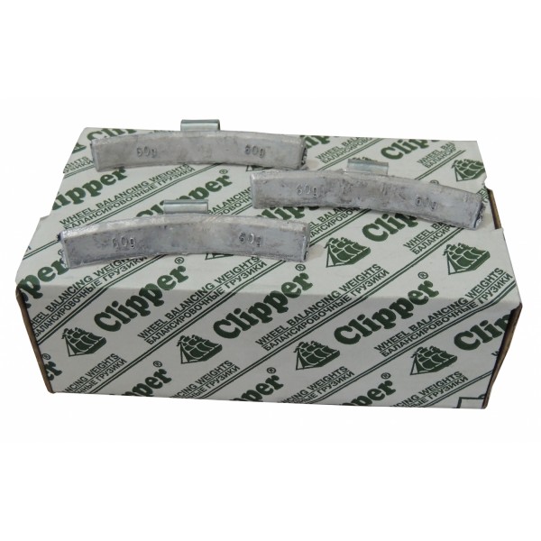 CLIPPER ГРУЗИКИ  балансировочные для литых дисков 60гр. (набор 50шт.) 0360