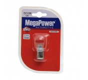 Автолампа P21/5W (BAY15d) 1 SMD CREE WHITE блистер 180лм 6000K 12V MEGAPOWER /10/100