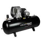 Масляный поршневой компрессор с ременным приводом 798 л/мин, 11 бар, 380В/5,5 кВт, 500 л WDK-95079