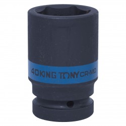 Головка торцевая ударная глубокая шестигранная 1, 40 мм KING TONY 843540M