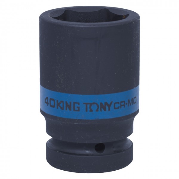 Головка торцевая ударная глубокая шестигранная 1, 40 мм KING TONY 843540M