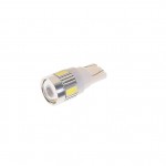 Автолампа T10W (W2,1x9,5d) 6 SMD 5630 WHITE 6000K 360лм 12V MEGAPOWER /10 /100 OLD M-10814W