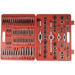 Набор метчиков и плашек М2 - М18, метрическая резьба, 110 предметов OPT-MTDS110