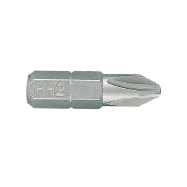 Насадка (бита) торцевая  Phillips 1/4 L=25мм PH0 KING TONY 102500P
