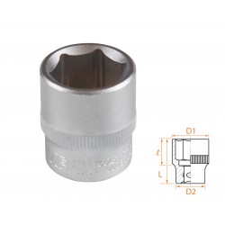 Головка торцевая стандартная шестигранная 3/8, 18 мм AFFIX AF00030018