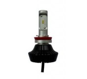 Автолампа H11 BRIGHT WHITE 6 SMD 6200K с блоком (2шт) 12-24V 6000лм MEGAPOWER /1/10