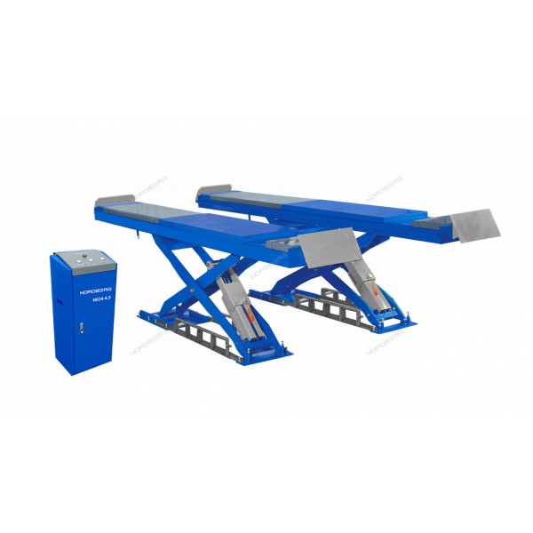 Подъемник ножничный для сход-развала 4,5 тонн 380В (синий) NORDBERG N634-4,5B_380_H