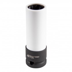 Головка для поврежденного крепежа глубокая 1/2, 17 мм, тонкостенная, пластиковая защита AFFIX AF10931017