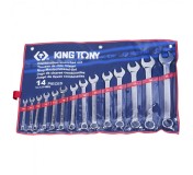 Набор комбинированных ключей, 10-32 мм, 14 предметов KING TONY 1214MR