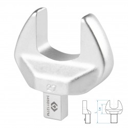 Насадка рожковая серии FIT, 27 мм, 9х12 мм KING TONY 34501127M