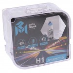 Автолампа H1 (55) P14.5s +50% (бокс, 2шт) 12V MEGAPOWER /1/10 M-37033003