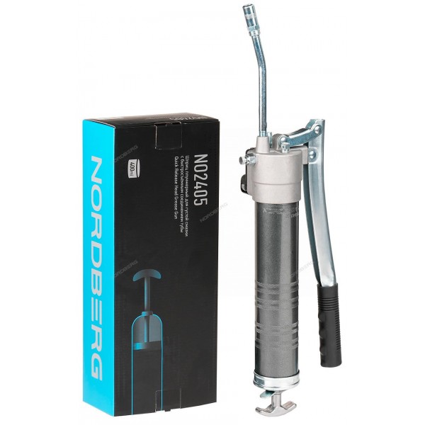 Шприц плунжерный для густой смазки, 400 мл NORDBERG NO2405