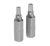 Набор вставок (бит) торцевых 1/4, Square, S2, 25 мм, 2 предмета TOLSEN TT20239