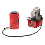 Гидравлический цилиндр (домкрат), многоступенчатый, однополостной 30 т, ход 600 мм HRH-CY0203600