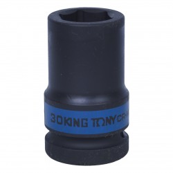 Головка торцевая ударная глубокая шестигранная 1, 30 мм KING TONY 843530M