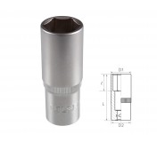 Головка торцевая глубокая шестигранная 1/2, 24 мм TOLSEN TT16574