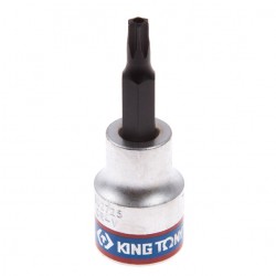 Насадка (бита) торцевая 3/8, Torx, T25, L = 50 мм, с отверстием KING TONY 302725