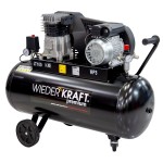 Масляный поршневой компрессор с ременным приводом:400 л/мин, 9 бар, ресивер 100 л WDK-91040