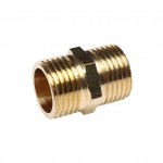 Соединитель резьбовой :наруж. резьба 1/2"x1/2" ЭВРИКА /1/10 ER-MM08/08