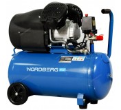 Компрессор поршневой V-образный 220В, ресив. 50л, 410л/мин NORDBERG NCE50/410V