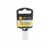 Головка торцевая 11мм 3/8" 6-гранная L=30мм (с держателем) ЭВРИКА ER-90906H 1/560