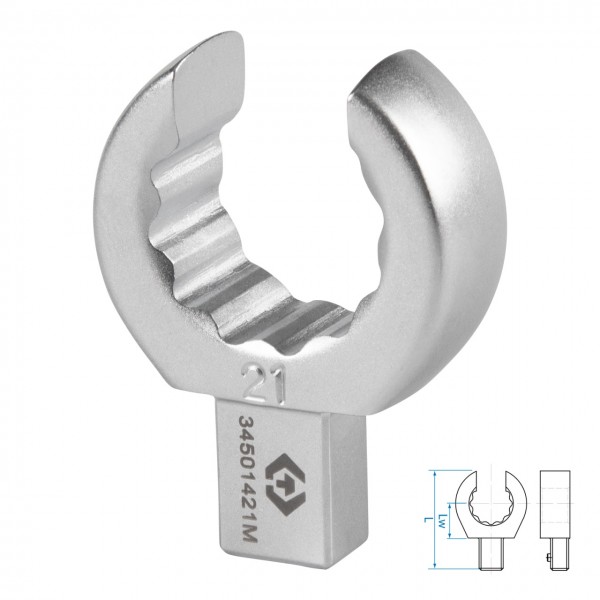 Насадка разрезная серии FIT, 21 мм, 9х12 мм KING TONY 34501421M