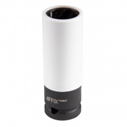 Головка для поврежденного крепежа глубокая 1/2, 19 мм, тонкостенная, пластиковая защита AFFIX AF10931019