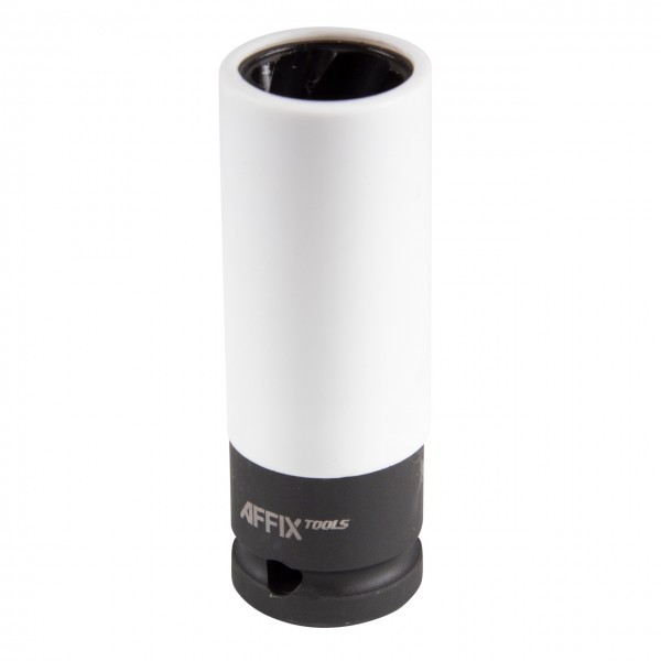 Головка для поврежденного крепежа глубокая 1/2, 19 мм, тонкостенная, пластиковая защита AFFIX AF10931019