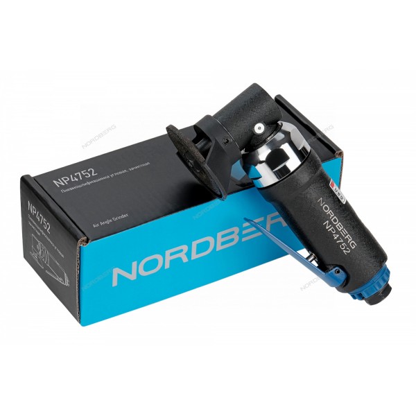 Пневмошлифмашинка угловая зачистная, диск 50 мм NORDBERG NP4752