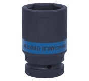 Головка торцевая ударная глубокая шестигранная 1, 42 мм KING TONY 843542M