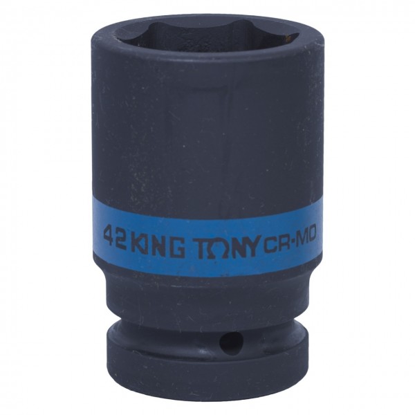 Головка торцевая ударная глубокая шестигранная 1, 42 мм KING TONY 843542M