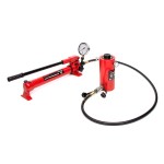 Гидравлический цилиндр (домкрат), многоступенчатый, однополостной 10 т, ход 270 мм HRH-CY0201270