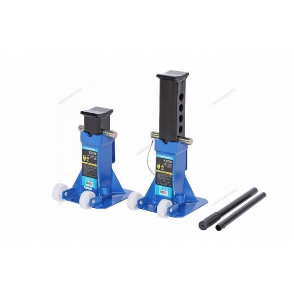 Подставка страховочная c колесами для перемещения, 12 т (комплект 2 шт.) NORDBERG N3012W