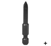 Вставка (бита) торцевая 1/4, Phillips, PH0, 50 мм, для шуруповерта KING TONY 715000P