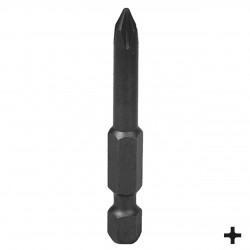 Вставка (бита) торцевая 1/4, Phillips, PH0, 50 мм, для шуруповерта KING TONY 715000P