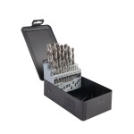 Набор сверл по металлу HSS-G 1-13 мм, шаг 0,5 мм, 25 предметов WDK-DG25