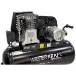 Масляный поршневой компрессор с ременным приводом: 541 л/мин, 10 бар; 380В/3.0 кВт, 100 л WDK-91054