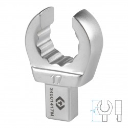 Насадка разрезная серии FIT, 17 мм, 9х12 мм KING TONY 34501417M