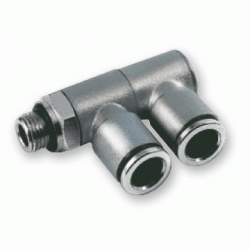 asturomec переходник b196/4 цанговый m1/4 6мм, с уплотнением