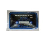 CLIPPER НАБОР ЗАПЛАТ K720 кордовых для боковых порезов, 76*125мм (2 слоя корда), синий адгезивный слой