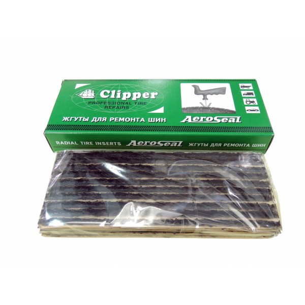 CLIPPER ЖГУТ E207 тонкий, черный 185мм (набор 50шт.) CLIPPER E207 (набор 50 шт.)