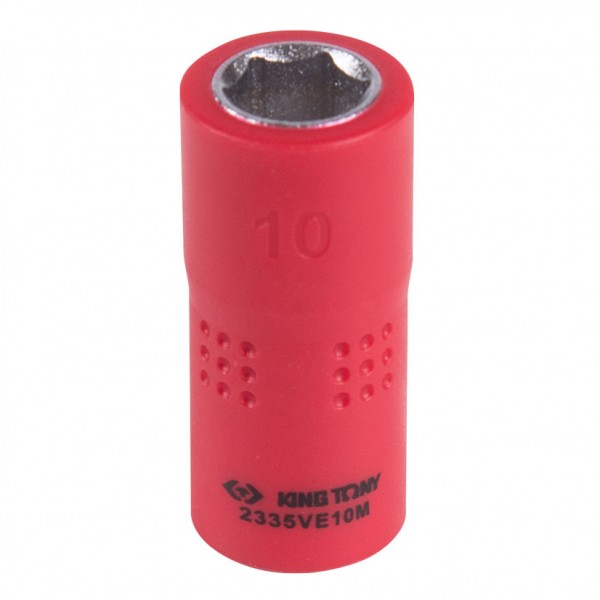Головка торцевая диэлектрическая шестигранная 1/4, 10 мм KING TONY 2335VE10M