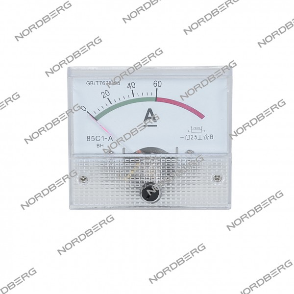 NORDBERG ЗАПЧАСТЬ АМПЕРМЕТР (60А) для WSB360 WSB360#AM-TR60