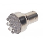 Автолампа P21W (BA15s) 12 LED WHITE 6000K 84лм  24V MEGAPOWER /10 /100 M-56262W-24